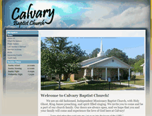 Tablet Screenshot of calvarybaptistofconyers.org
